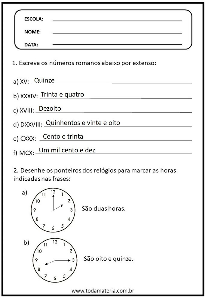 atividades de matemática ensino fundamental para imprimir