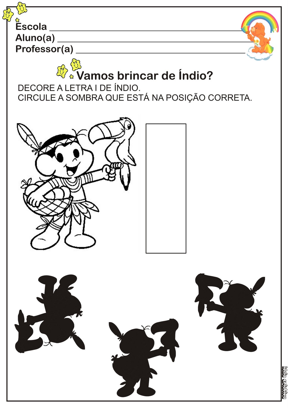 atividades dia do indio para imprimir educação infantil pdf