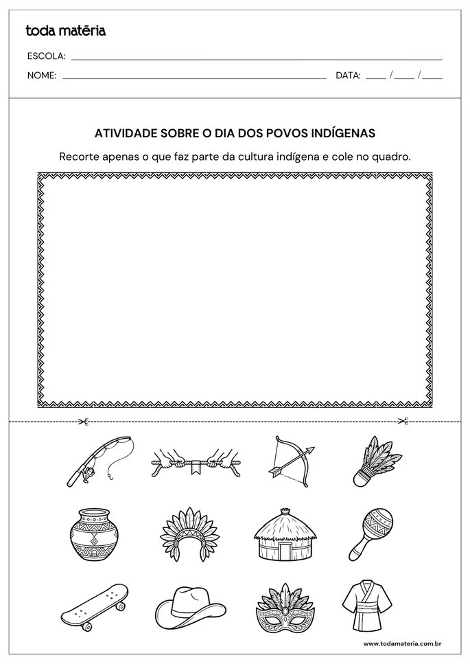 projeto dia do indio educação infantil