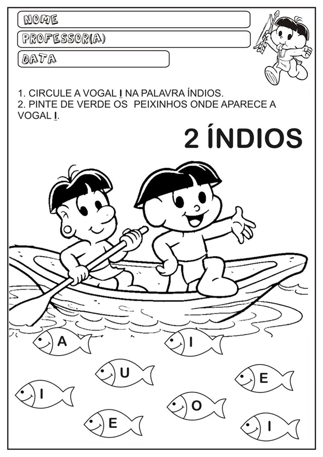 atividades dia do indio para imprimir educação infantil pdf
