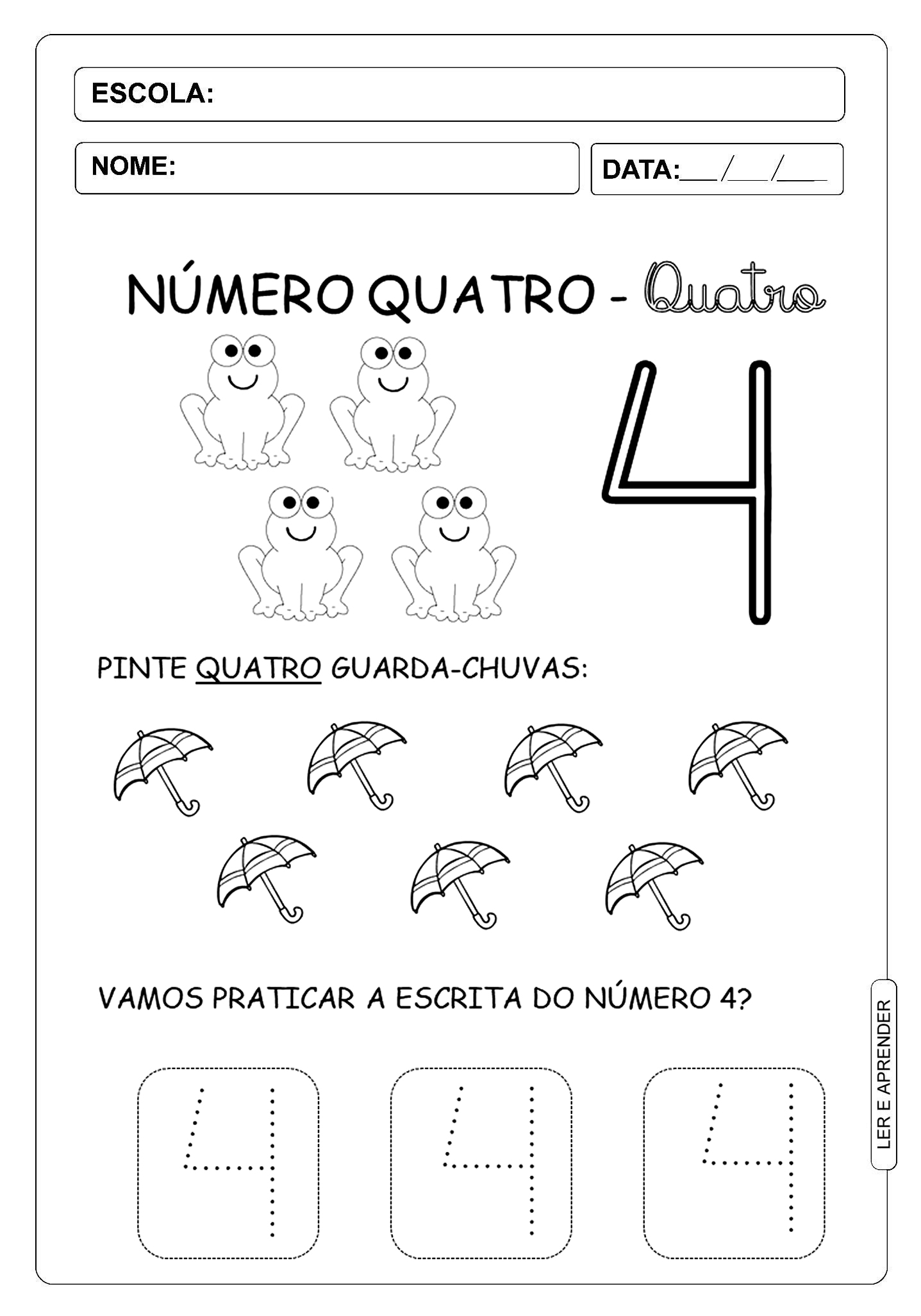 atividades educação infantil 4 anos