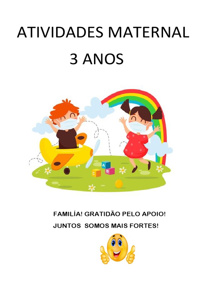 atividades de matemática para 3 anos