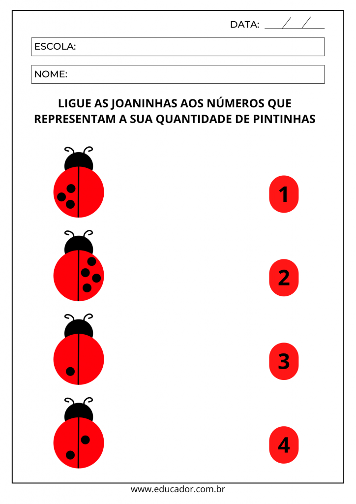 atividades cognitivas 3 anos