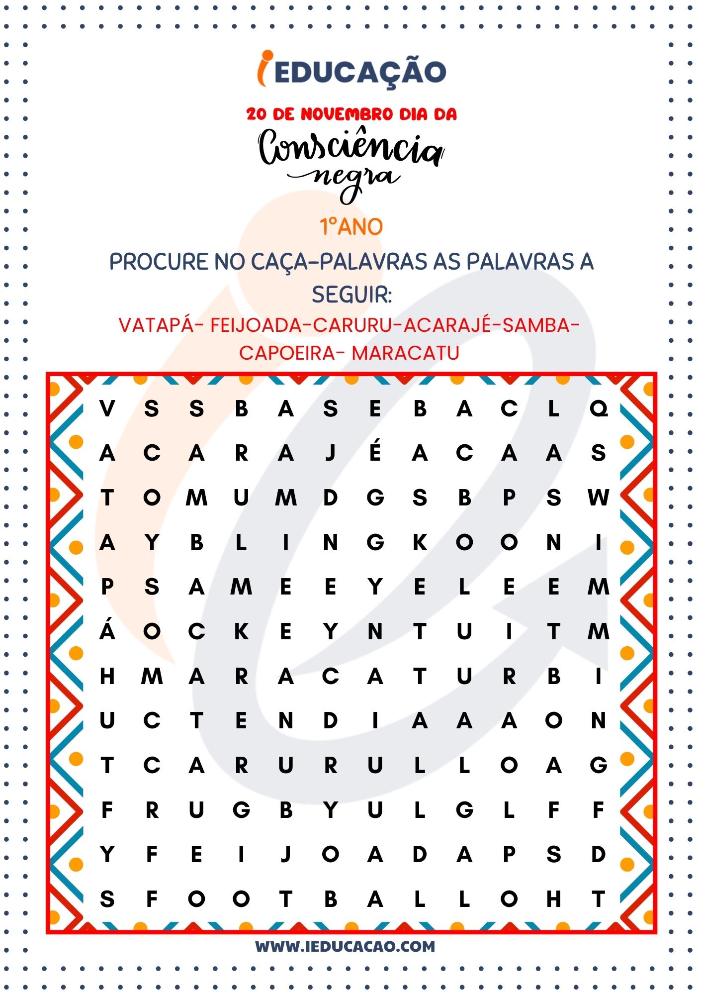 atividades dia da consciência negra para educação infantil pdf