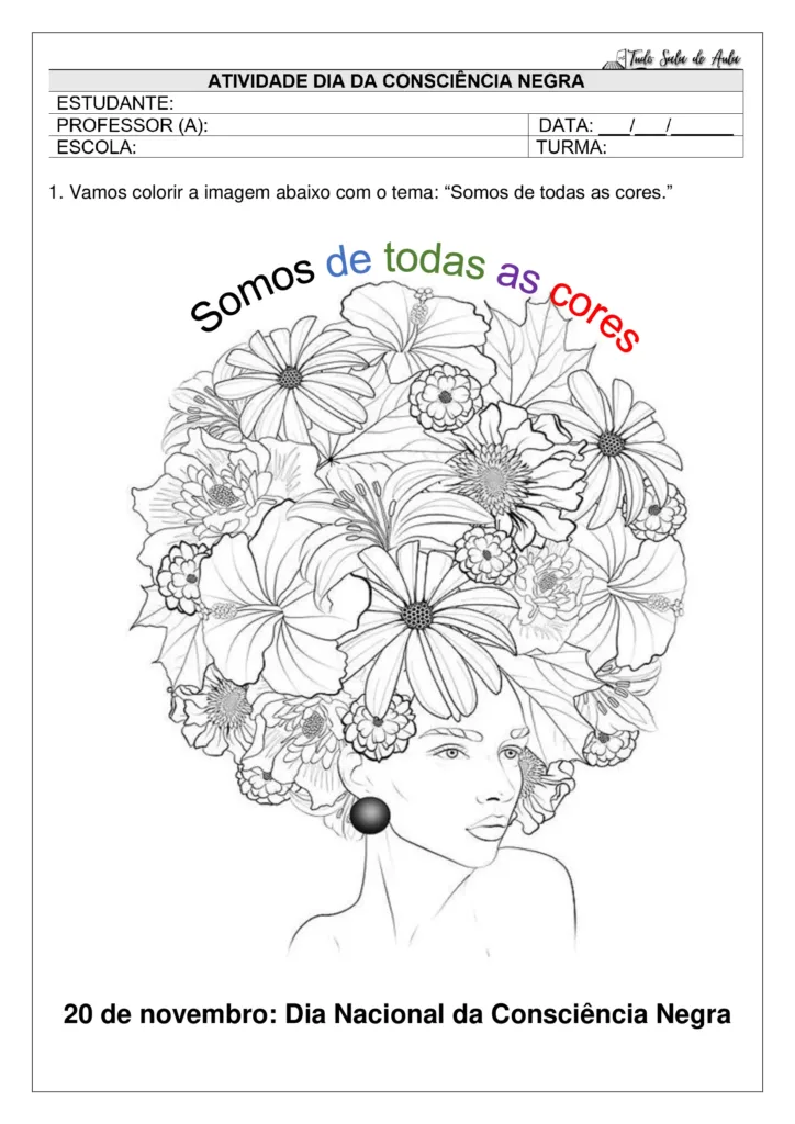 dinâmicas sobre consciência negra para escolas