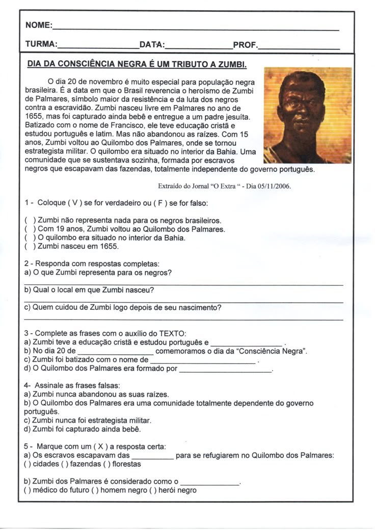 cartazes dia da consciência negra para imprimir
