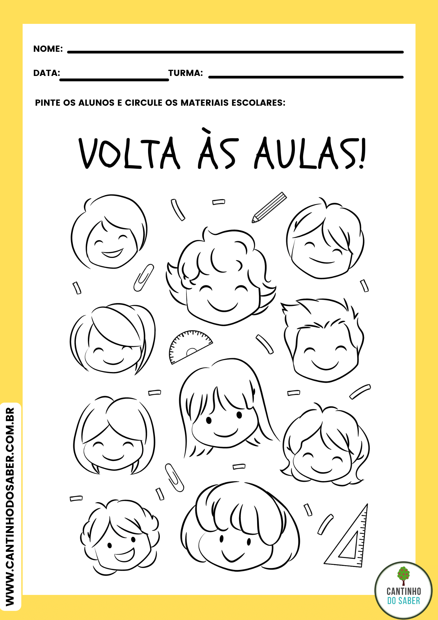 dinâmicas volta às aulas creche