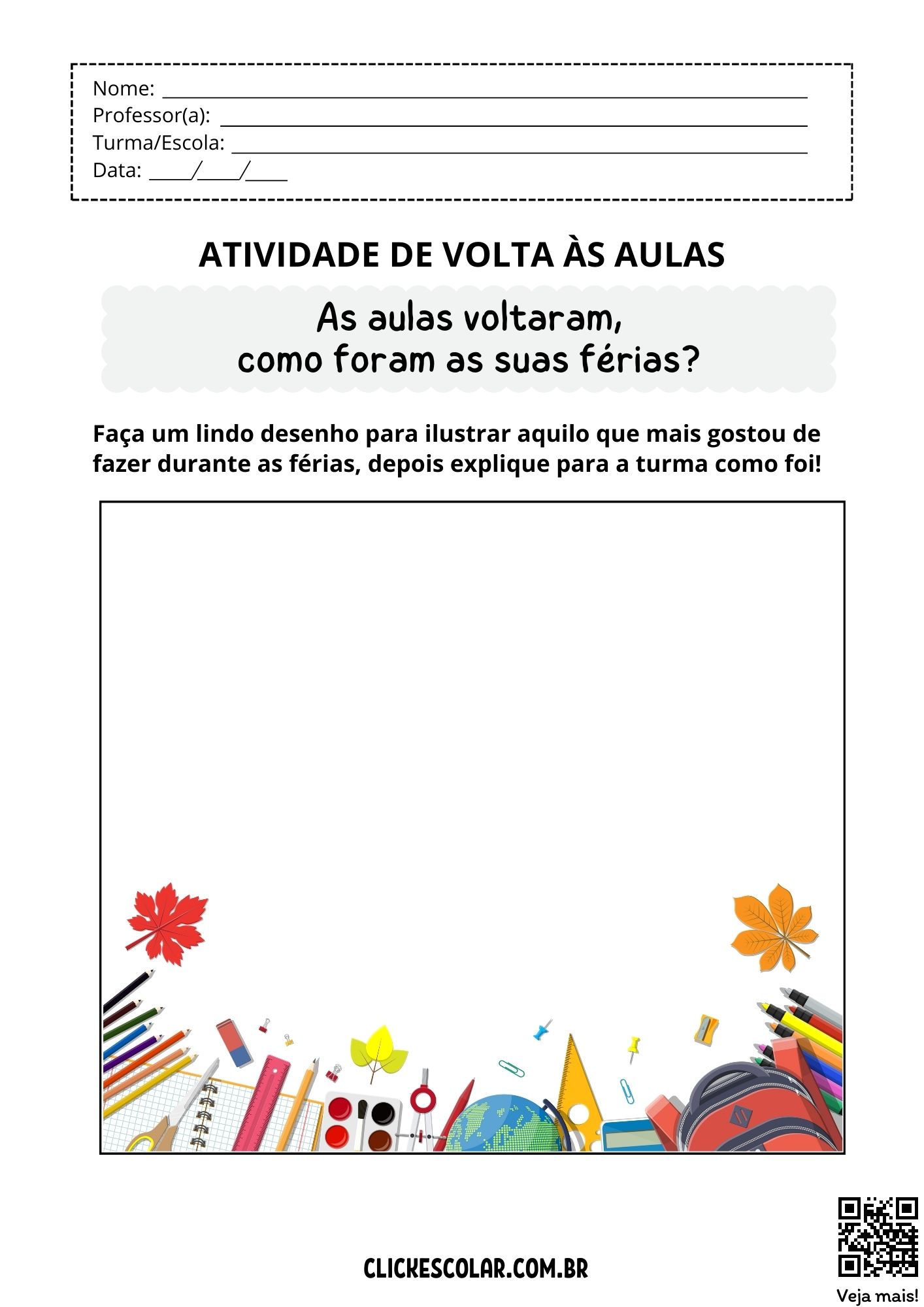 planejamento volta às aulas infantil pdf