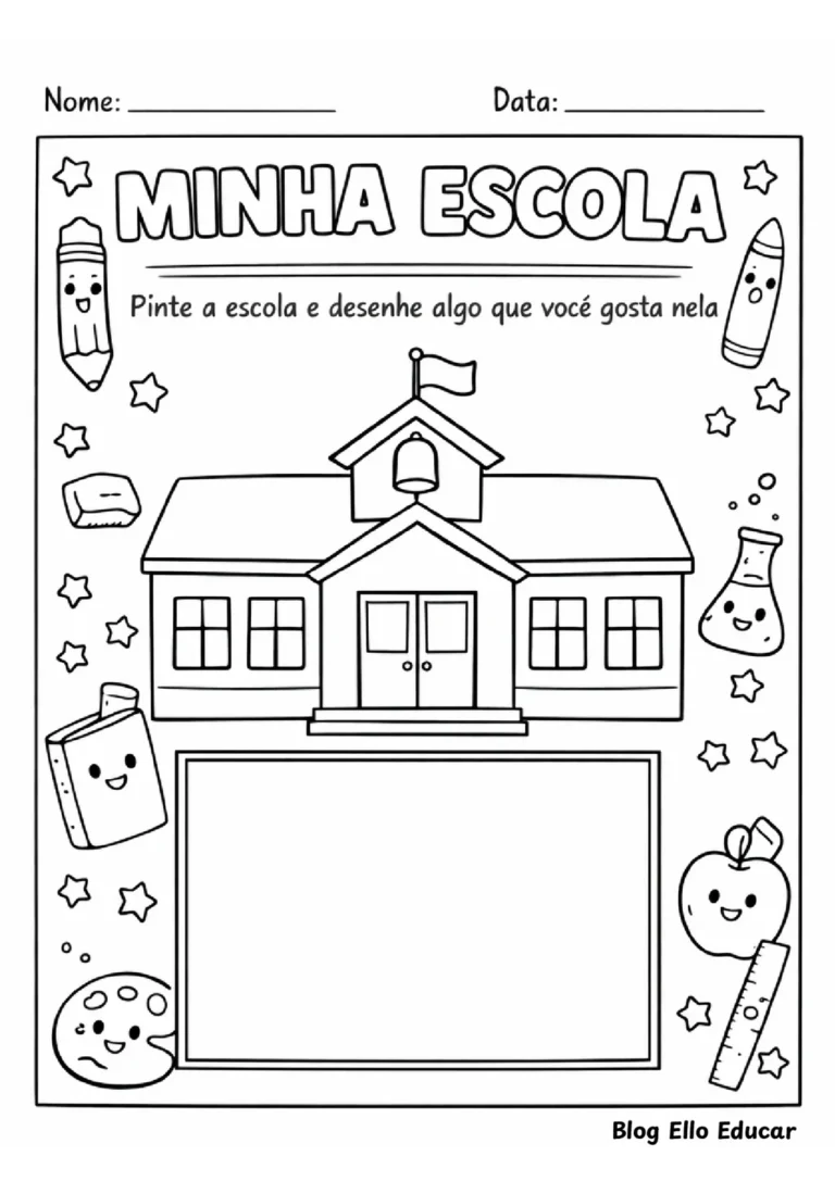 folhas de atividades para imprimir educação infantil