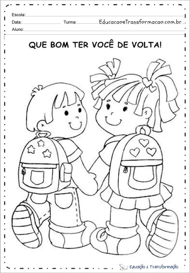 primeiro dia de aula atividades para imprimir
