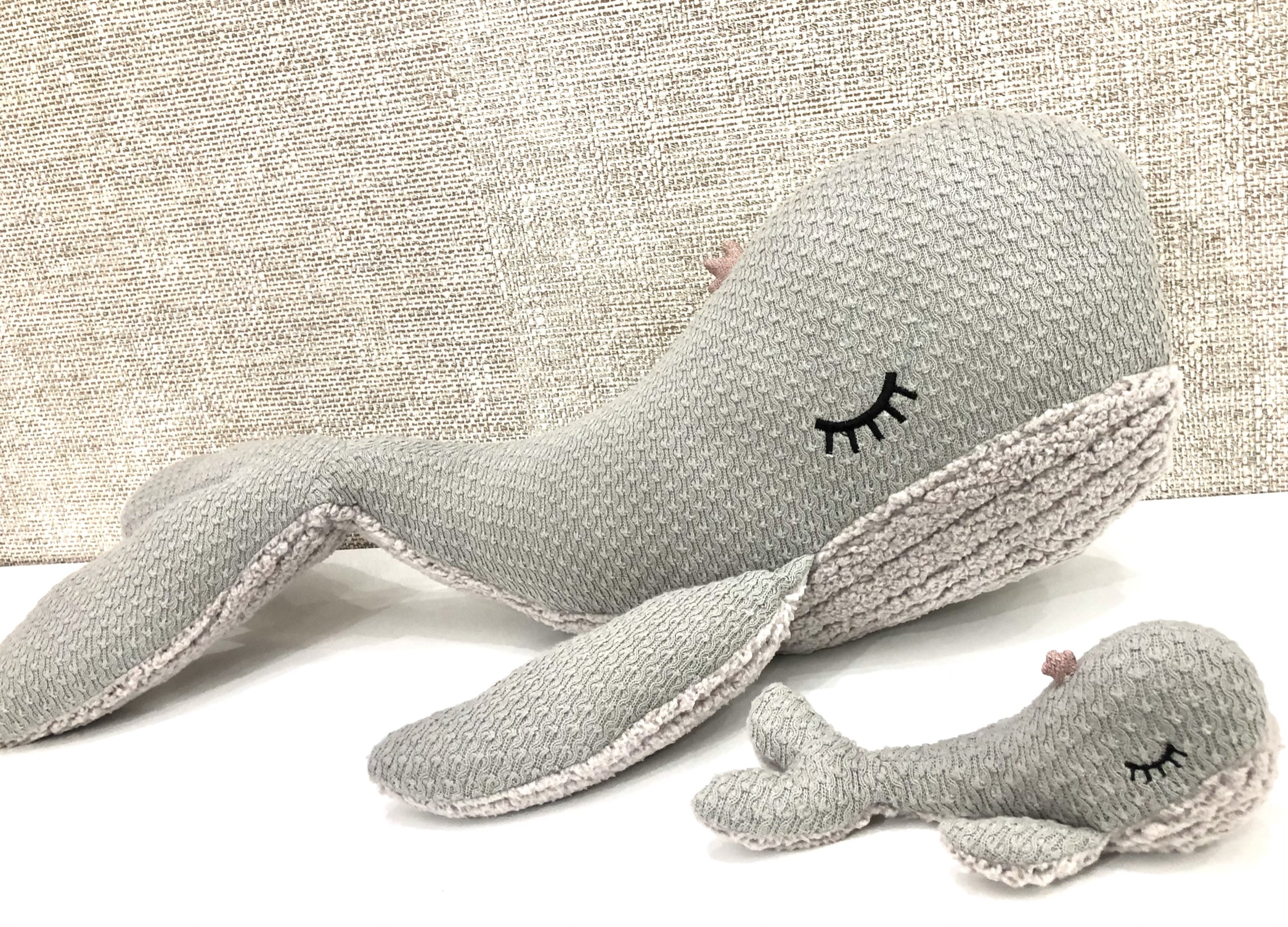 baleia amigurumi decoração