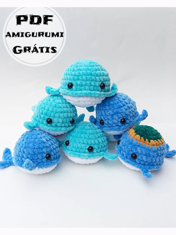 baleia amigurumi receita
