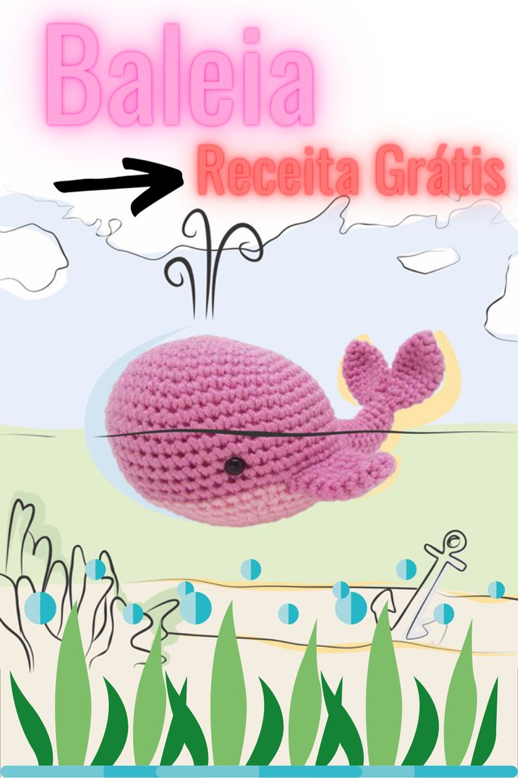 baleia amigurumi para iniciantes