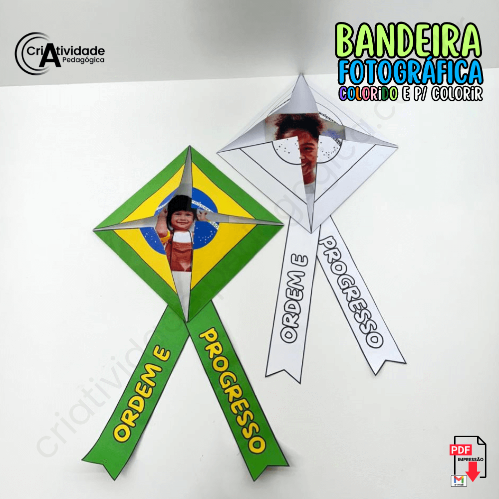 como pintar a bandeira do brasil