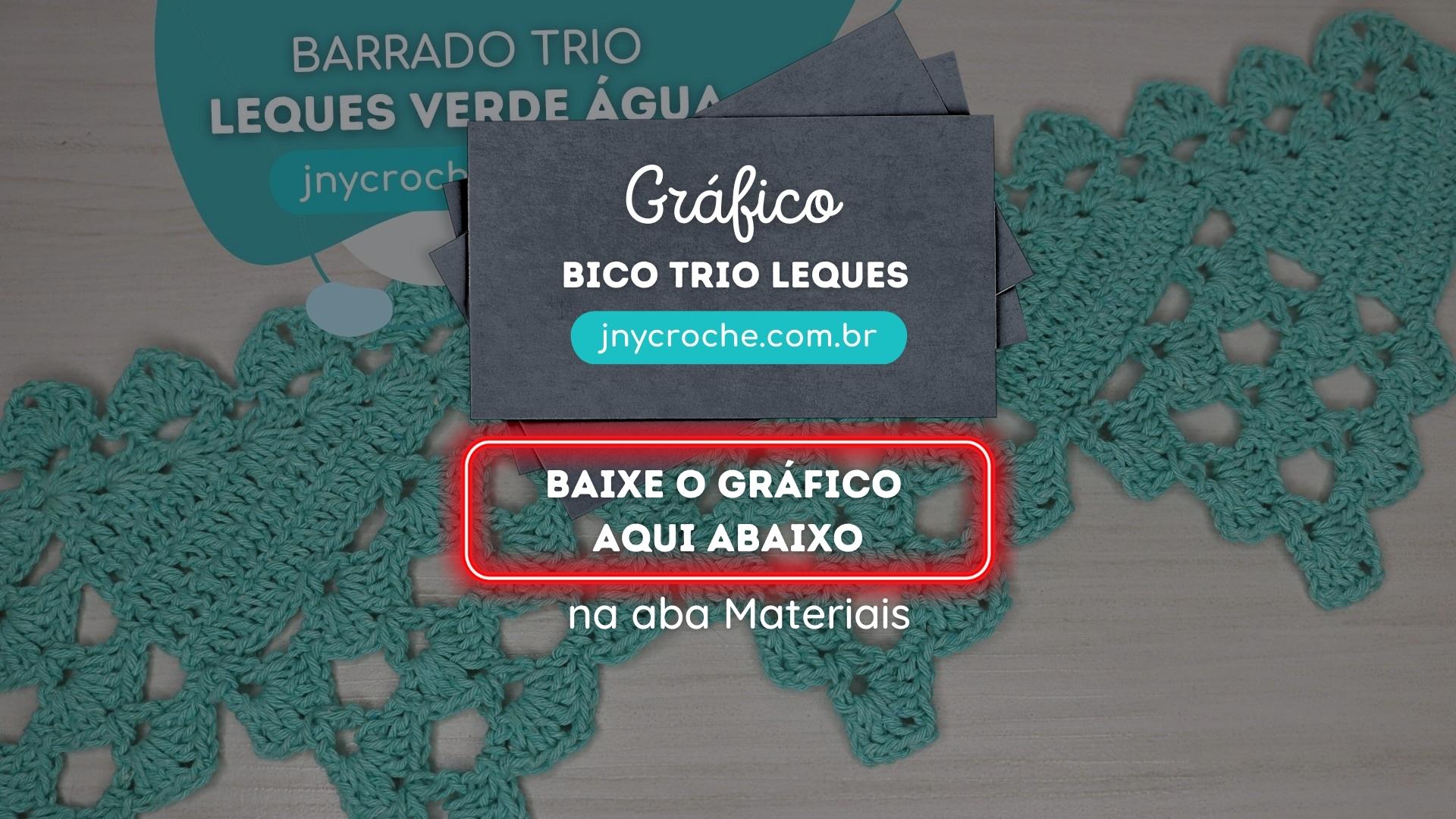 modelos de bicos de crochê com vídeo