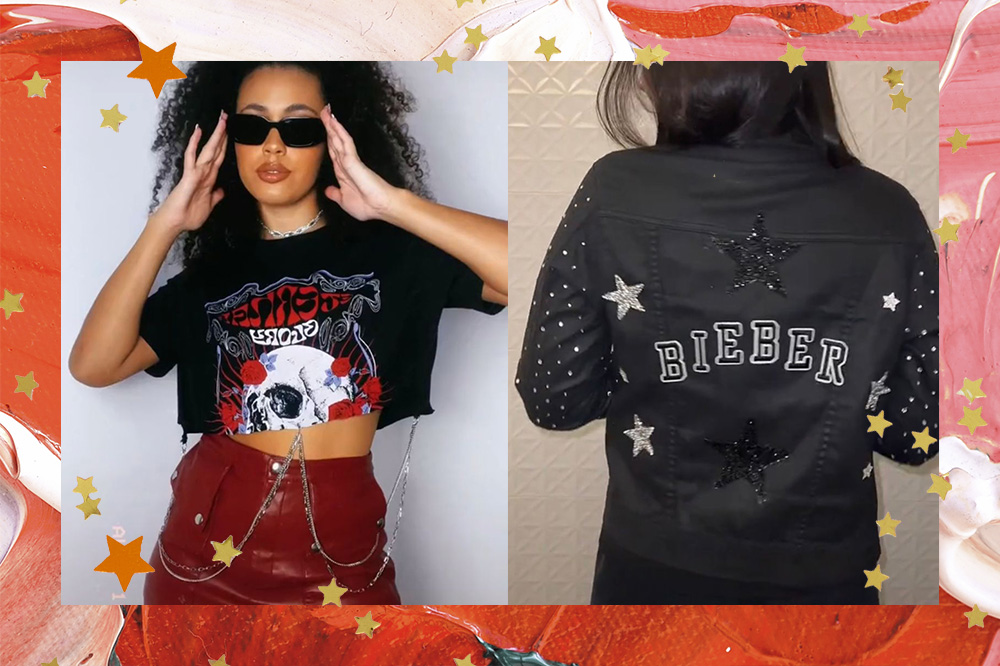 personalizar blusa com pérolas