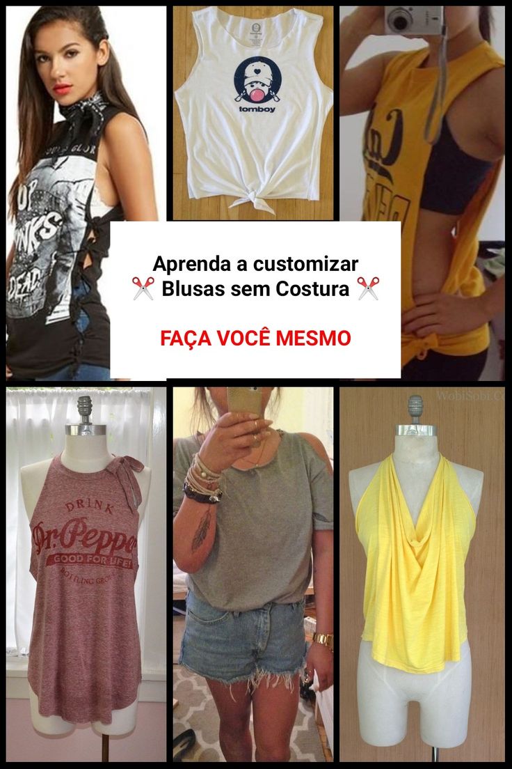 como cortar camiseta para ficar estilosa