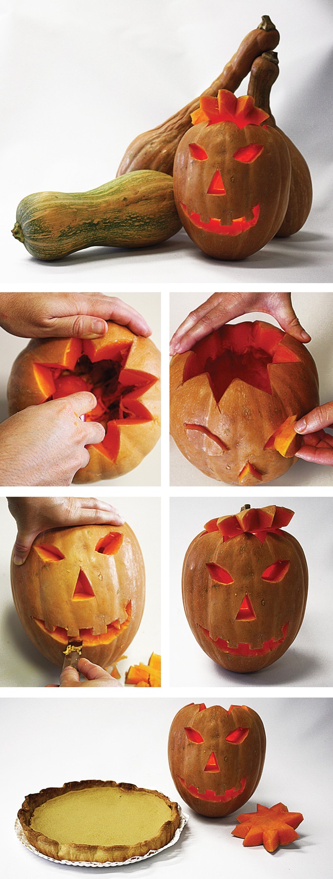 maquiagem de abóbora halloween