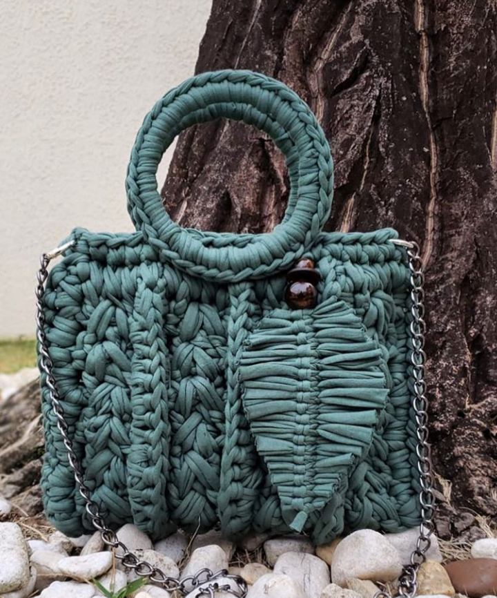 gráficos bolsa de crochê