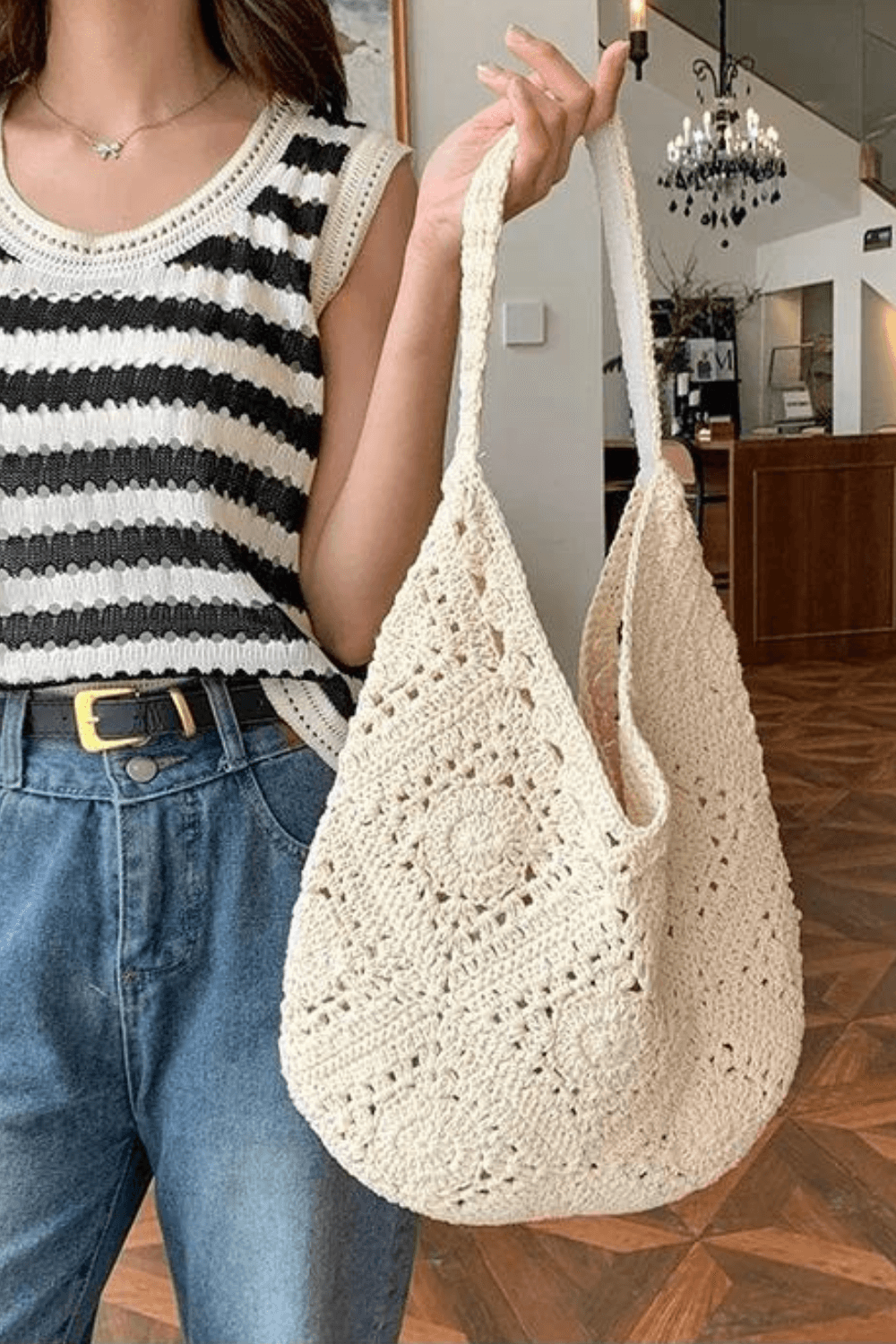 como fazer bolsa de crochê