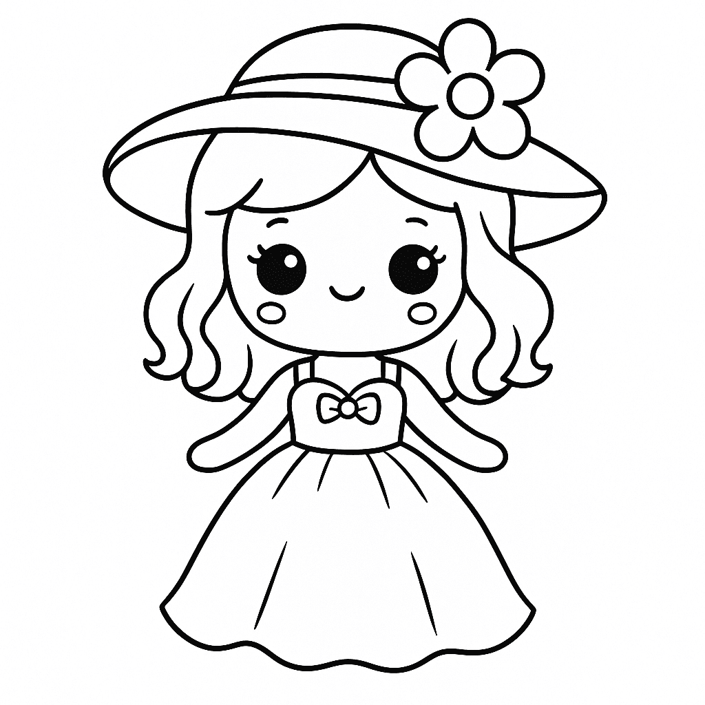 bonecas para colorir da Barbie