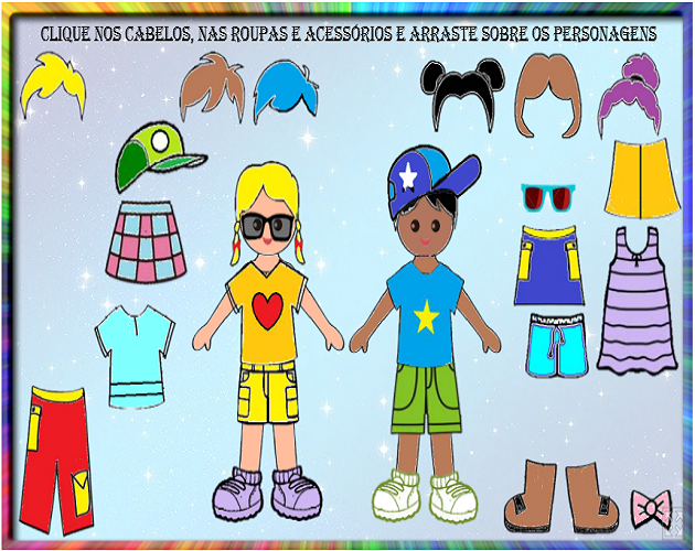 paper dolls com roupas