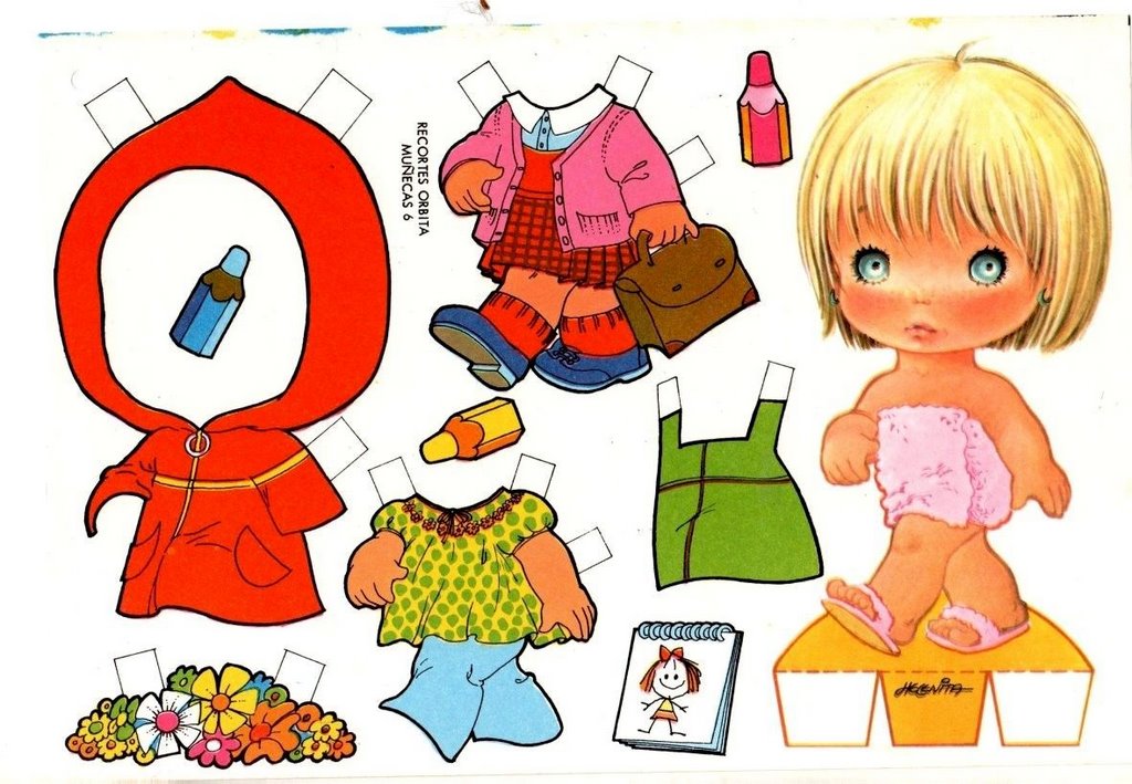 DIY bonecos de papel