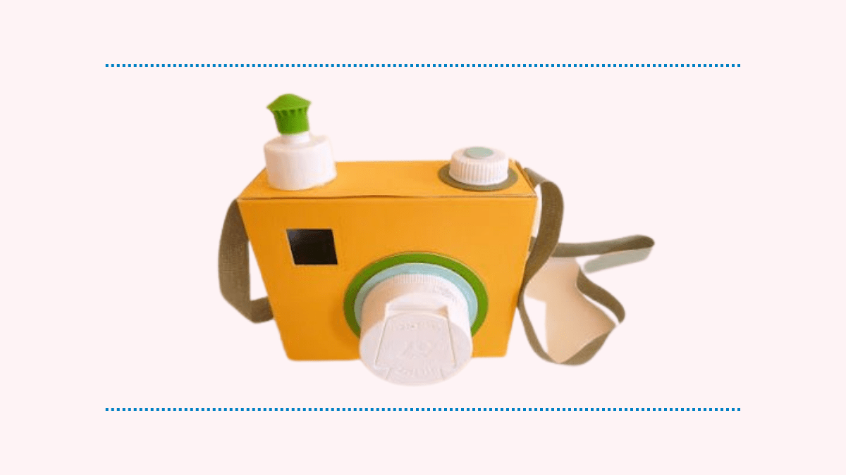 brinquedo sensorial reciclado