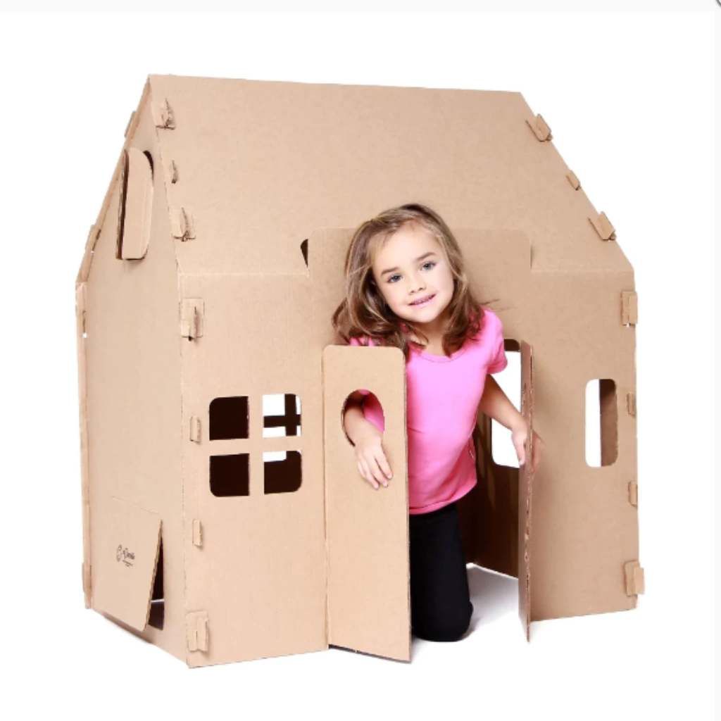 castelo de papelão para brincar