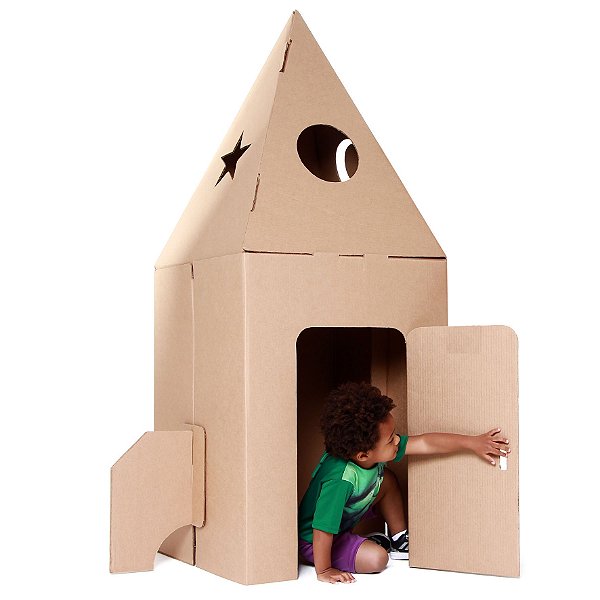 foguete de papelão para montar