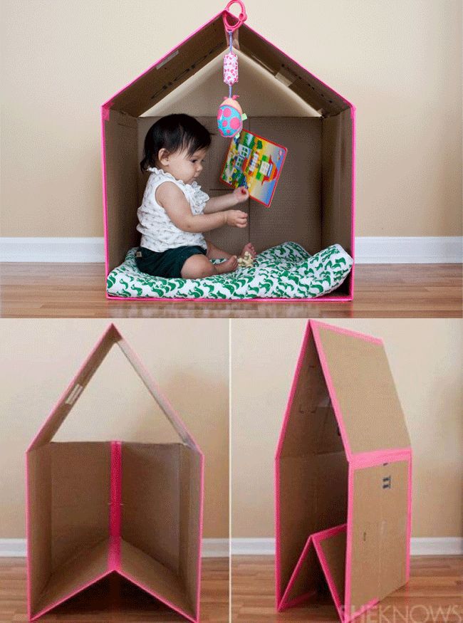 castelo de papelão para brincar