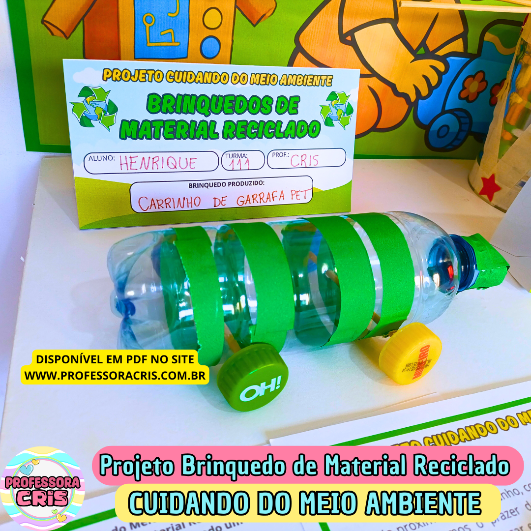 brinquedos reciclados para festa infantil