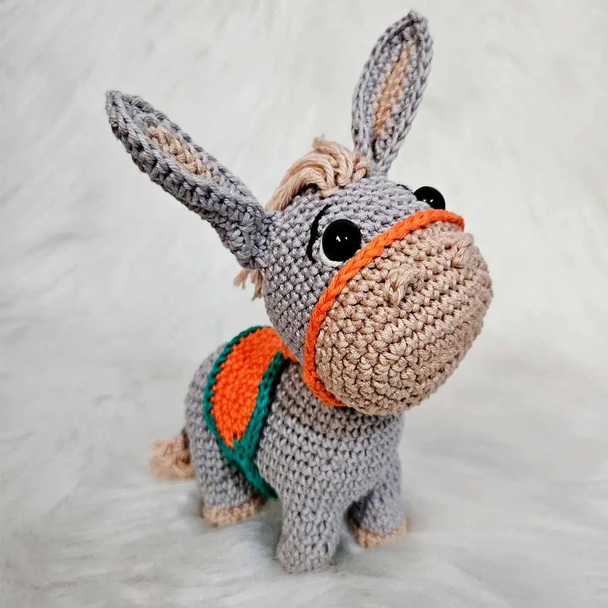 burrinho de crochê