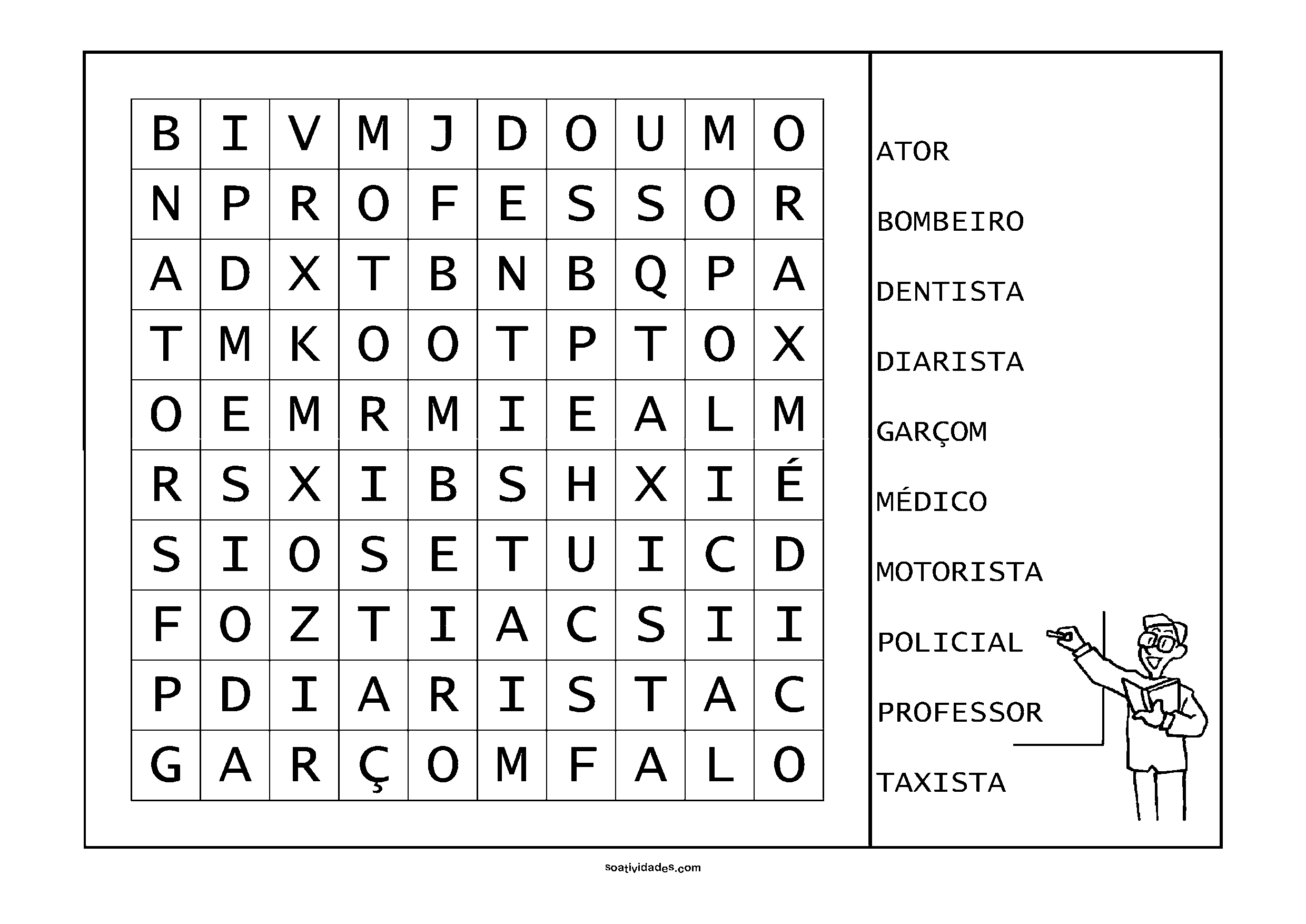 caça palavras difícil para imprimir pdf