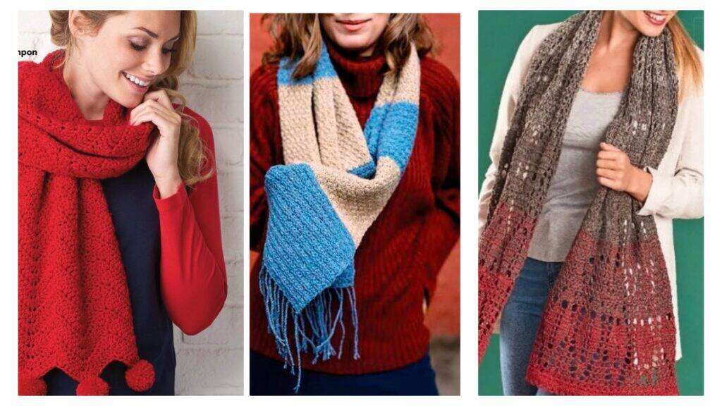 gola de crochê feminina