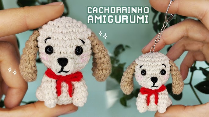 cachorro de crochê