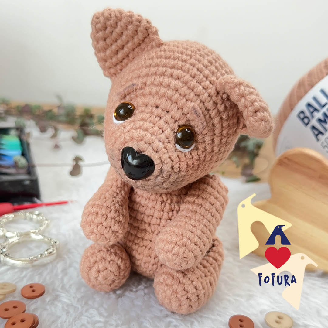 cachorrinho amigurumi passo a passo