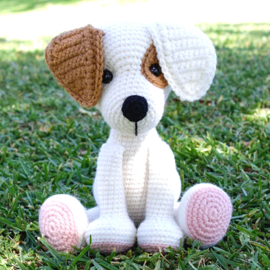 amigurumi cachorro realista
