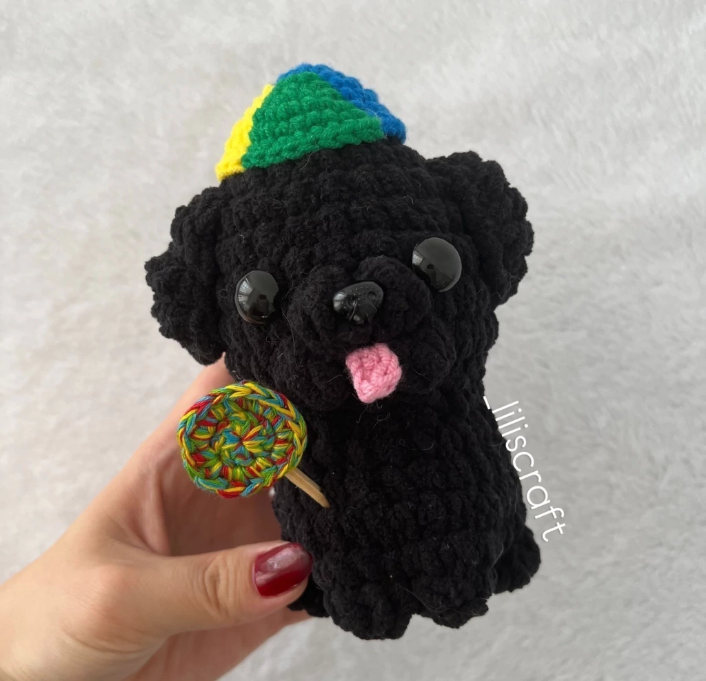 cachorro amigurumi golden