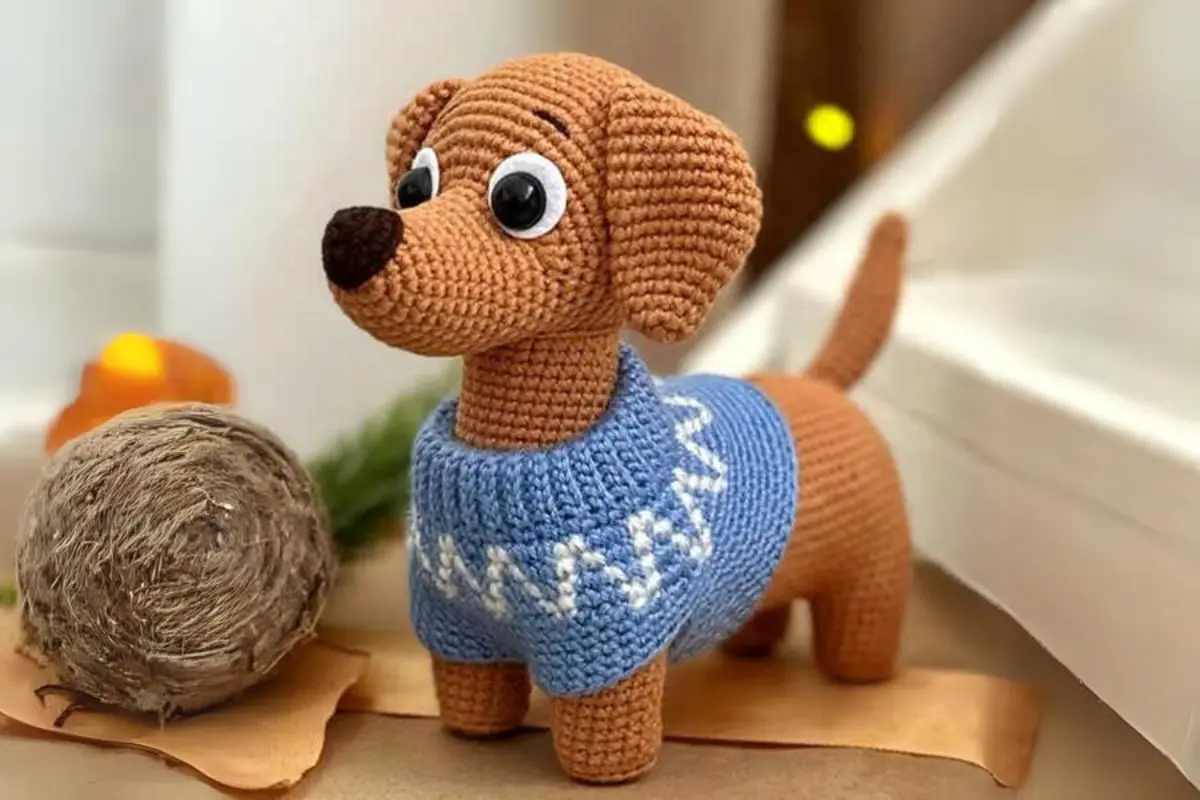 cachorro amigurumi personalizado