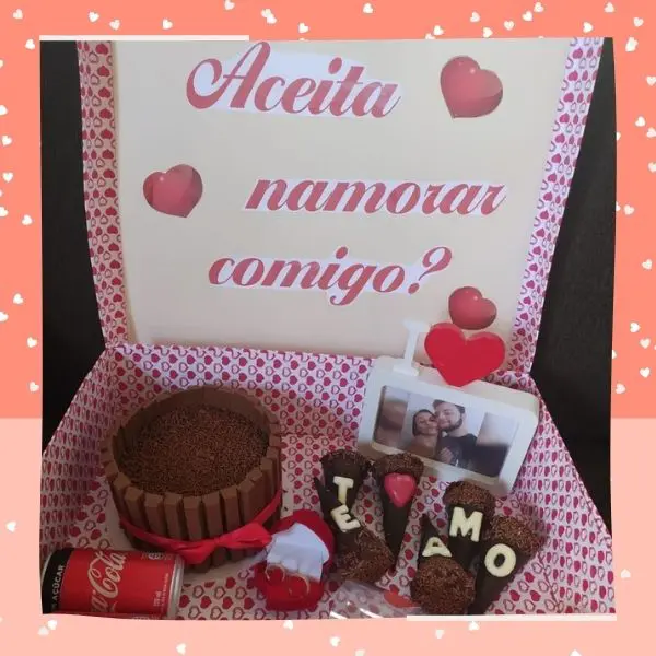 presente personalizado namorado simples