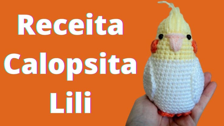 como fazer calopsita de crochê