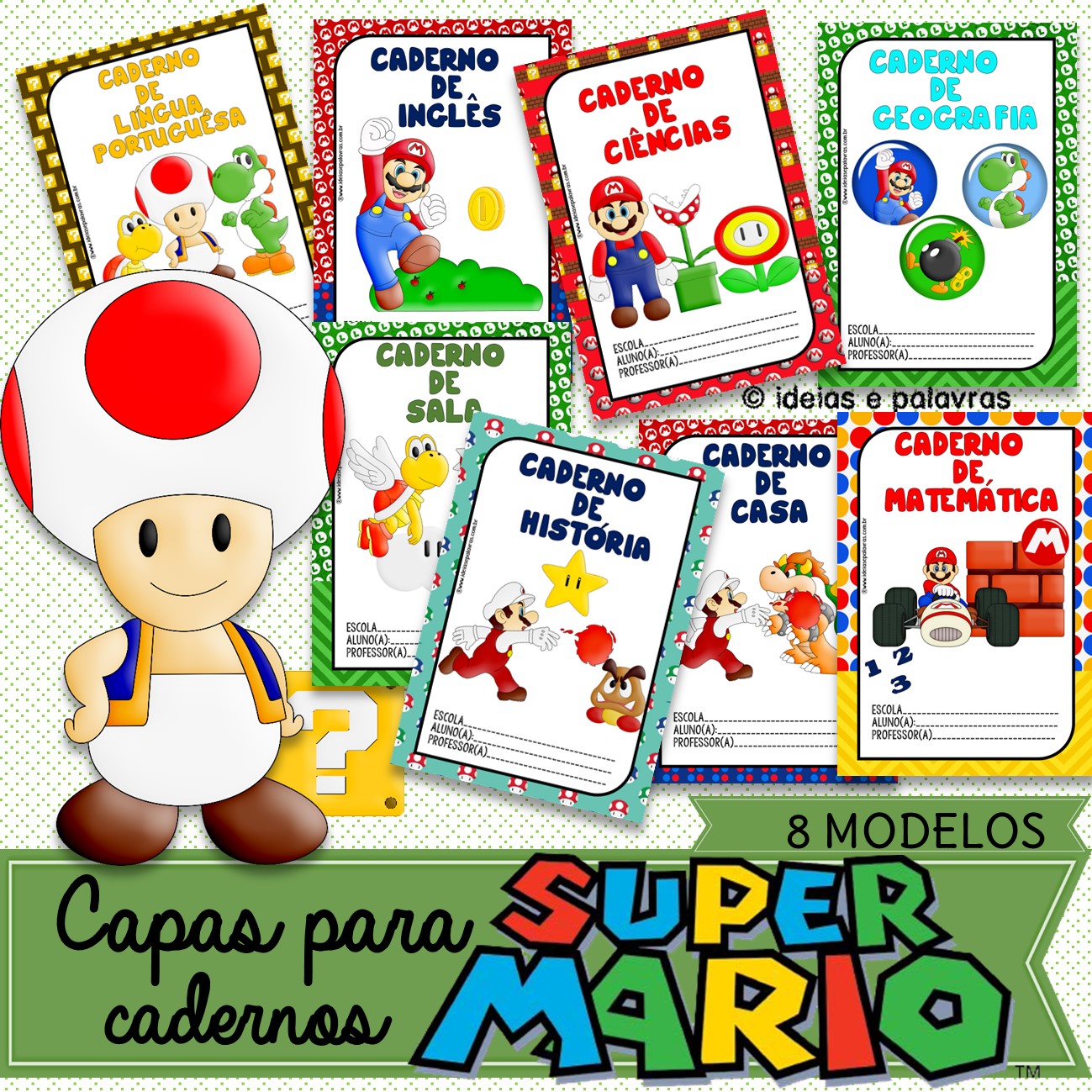 como fazer capa de caderno para imprimir