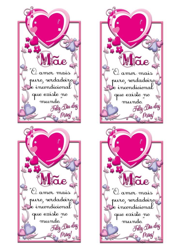 cartão dia das mães criativo para imprimir