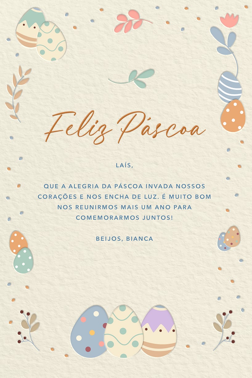 cartão de páscoa para imprimir grátis