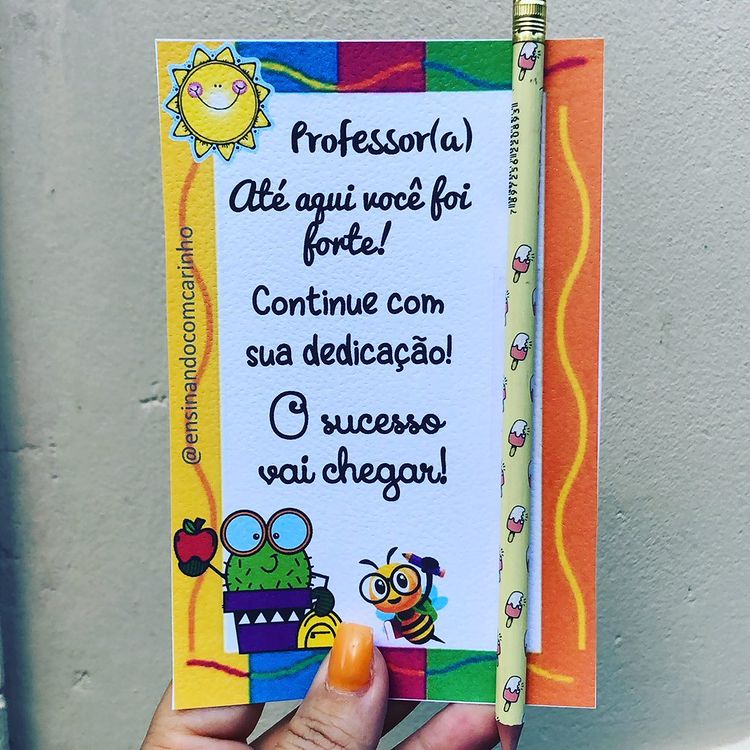 lembrancinha dia do professor para imprimir