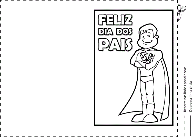 desenhos para colorir dia dos pais