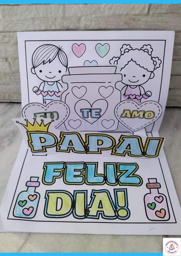 atividade dia dos pais para escola