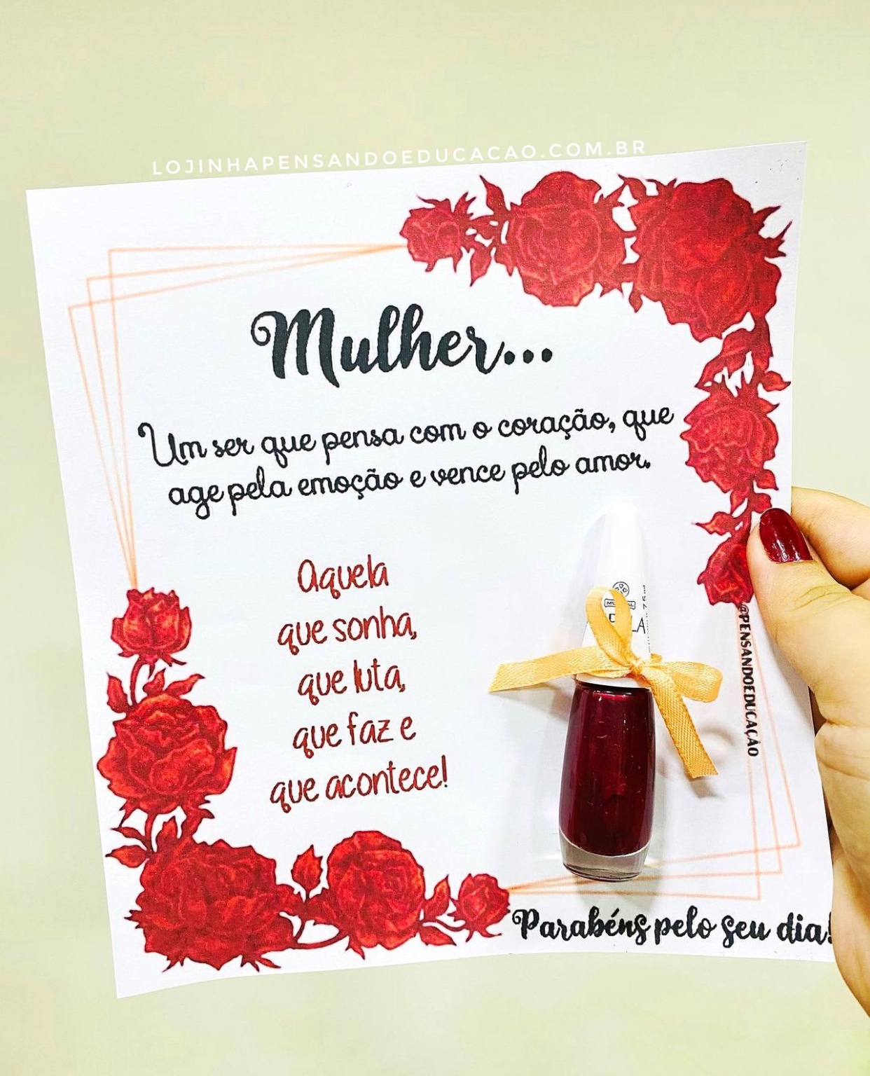 mensagens dia da mulher para clientes