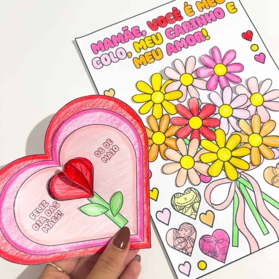 modelos de cartões dia das mães personalizados